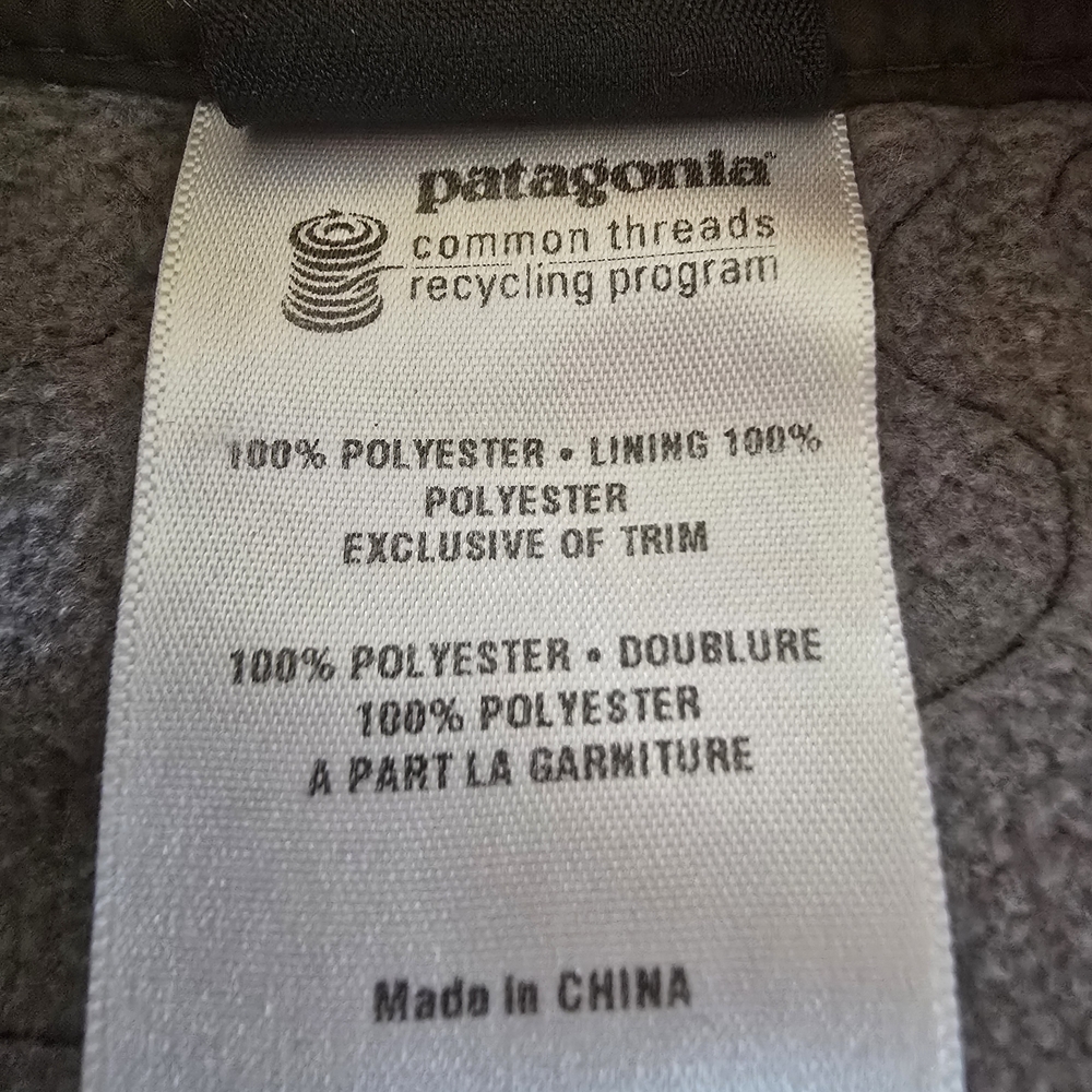 Patagonia Olive Quilted Women's Vest Fall Winter Clean ! Size XS - Picture 6 of 13